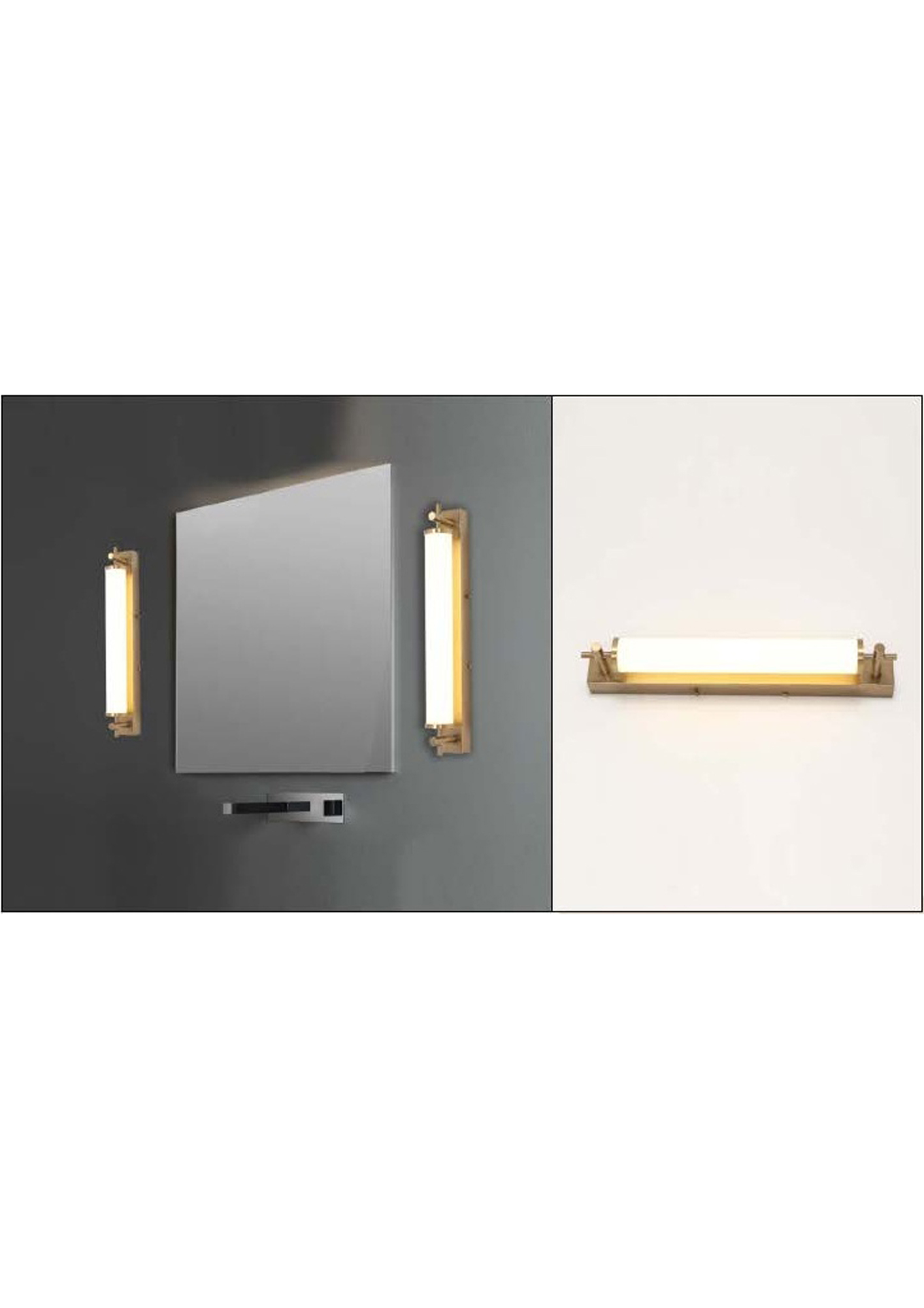 Beyond Lights - Brass Wall Light- GL